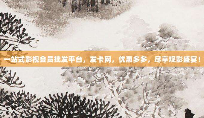 一站式影视会员批发平台，发卡网，优惠多多，尽享观影盛宴！